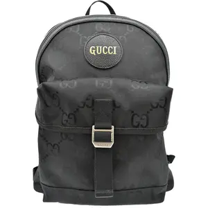 Pre-owned GUCCI Nylon Backpacks Off The Grid GG Backpack Bag Black 644992