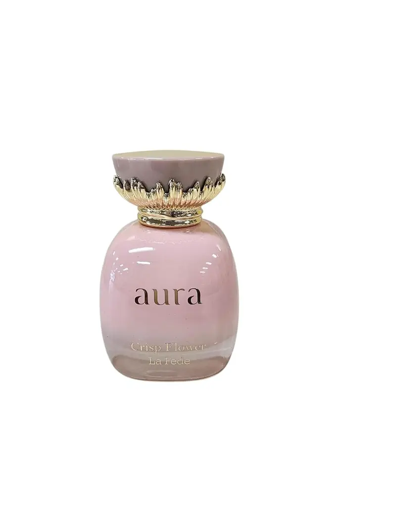 KHADLAJ PERFUMES Aura La Fede Crisp Flower Perfume - Refreshing Floral-Fruity Women's Fragrance with Pear Bergamot & Peach Notes