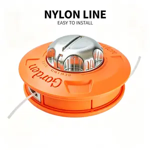 Universal Weed Eater Head Replacement M10 x 1.25 Left Hand Thread, Heavy Duty Bump Feed String Trimmer Head for Most Gas Trimmers, Easy Reload Aluminum Cap electric  weed  wacker landscaping equipment