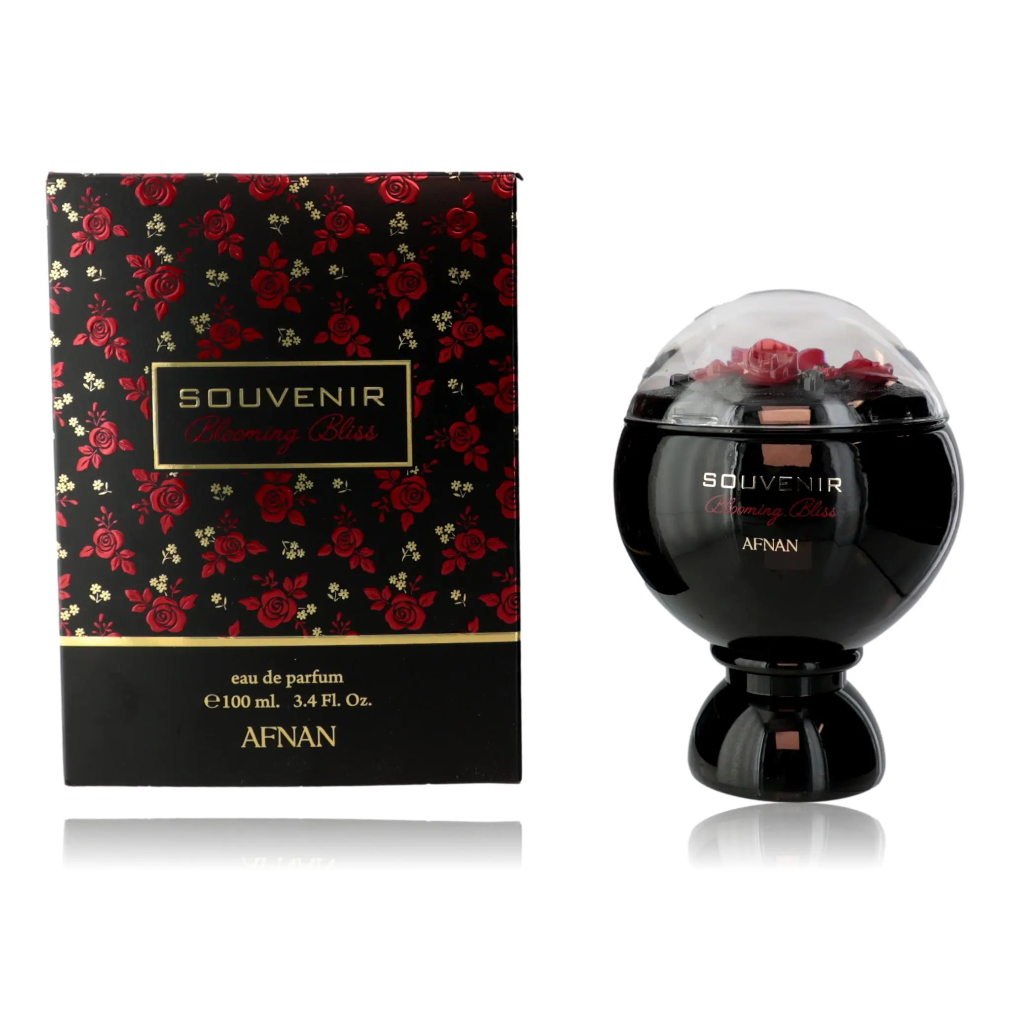 AFNAN Souvenir Blooming Bliss Women's Floral Bloom Fragrance, 3.4 oz EDP - Ideal for Dating, Leisure, Party Use, Spray Bottle, 3.4Oz