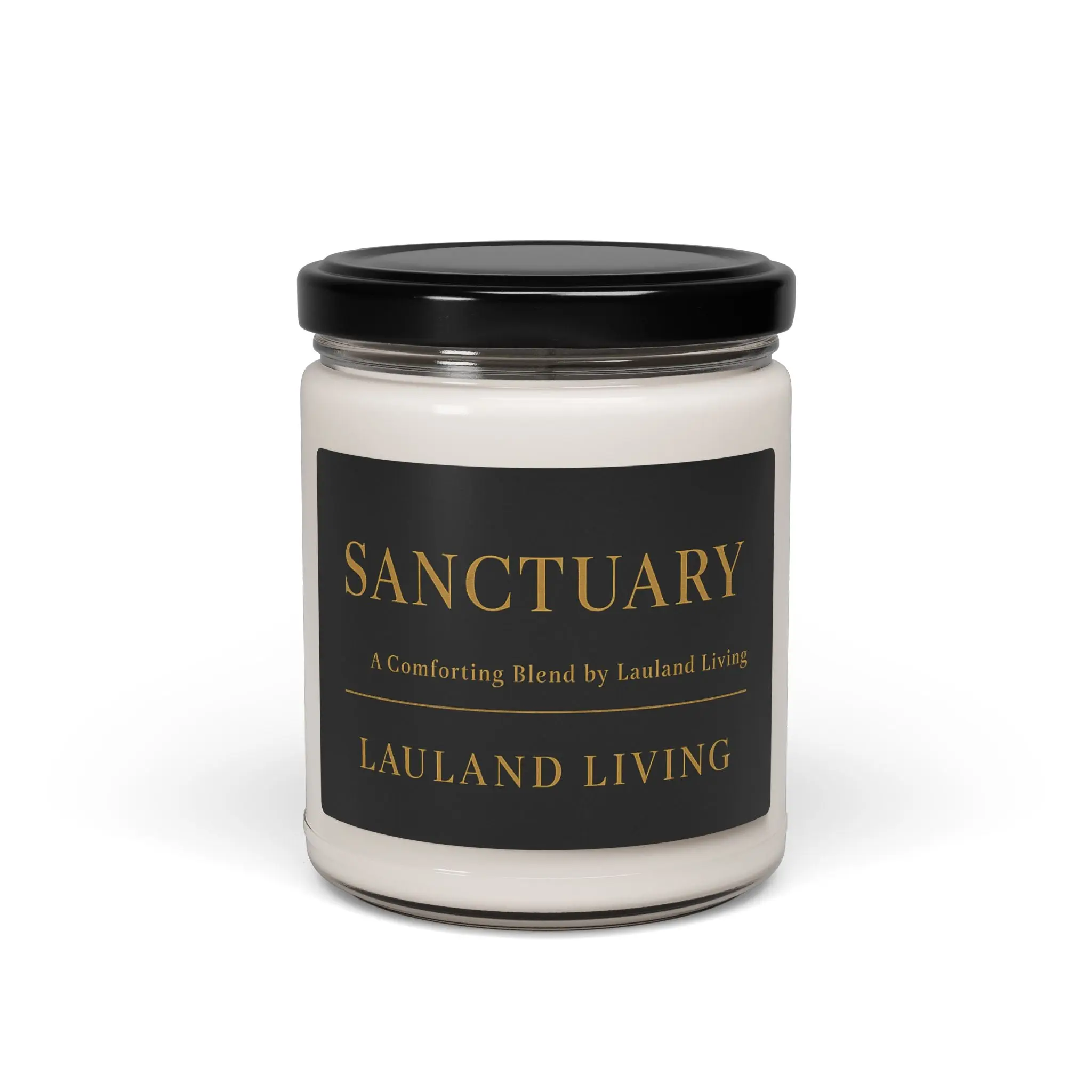 Soy Candle - SANCTUARY Cozy Blend of Apple, Clove, and Cinnamon 9oz