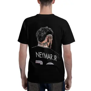 Neymar Paris #10 Jersey Print Black T-Shirt | Football Fan Essential