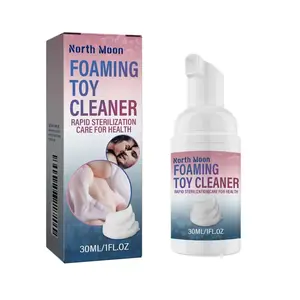 North Moon Adult Toy Foaming Cleaner, Gentle Non-Irritating Hypoallergenic Cleaner Dry Cleaning Solution, Effective Stain Removal for Toys, Safe and Effective Use
