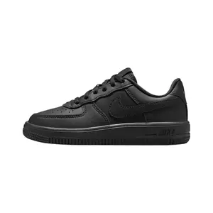 Nike Force 1 Low Triple Black Preschool Perfect Daily Fashion Footwear Sneakers Shoe Little Kids
