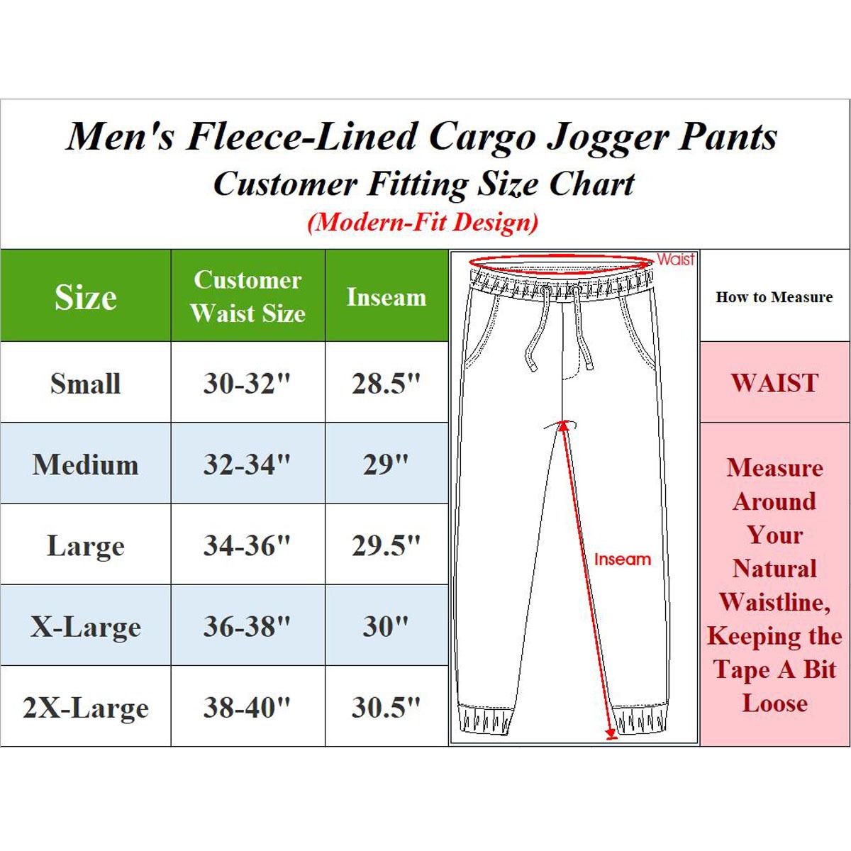 Men's Heavyweight Fleece-Lined Jogger Sweatpants