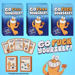 Fun Fish Card Game, Engaging Paper Deck, Perfect for Parties & Gatherings, Unique Gift Idea, Batch Number 001, Party Game Cards