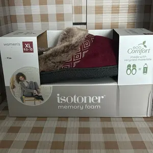 Eco comfort Isotoner  memory foam women’s  slippers