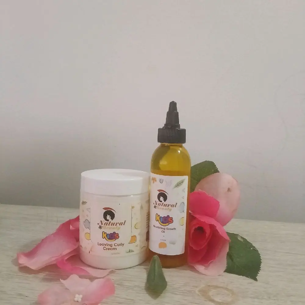 Kids Hydrating Nourishing hair oil & leaving curly cream Kids Hydrating Nourishing hair oil & leaving curly cream