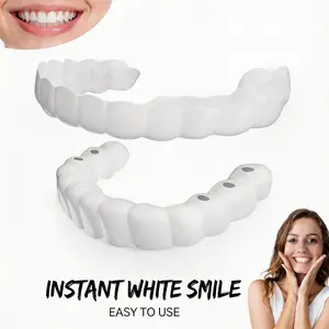 Perfect Smile Kit 【3 Pairs】Snap On Veneers - Best Gift for Men & Women - Natural Look Cosmetic Teeth for Daily Confidence