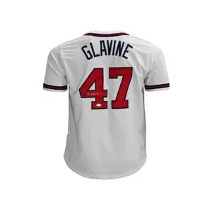 Tom Glavine Signed Atlanta Custom Baseball Jersey White (JSA)