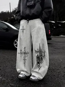 Trendy Street Style Drawstring Sweatpants, Comfortable Fit for Daily Wear, Versatile Fashion Pants for All Occasions