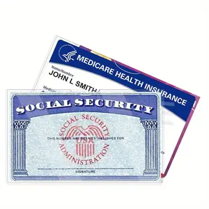 Social Security Card Protector Case, 10/20 Transparent PVC Packets, Waterproof Plastic Cover for ID Cards, Credit Cards, Business Cards, ID Card Holder