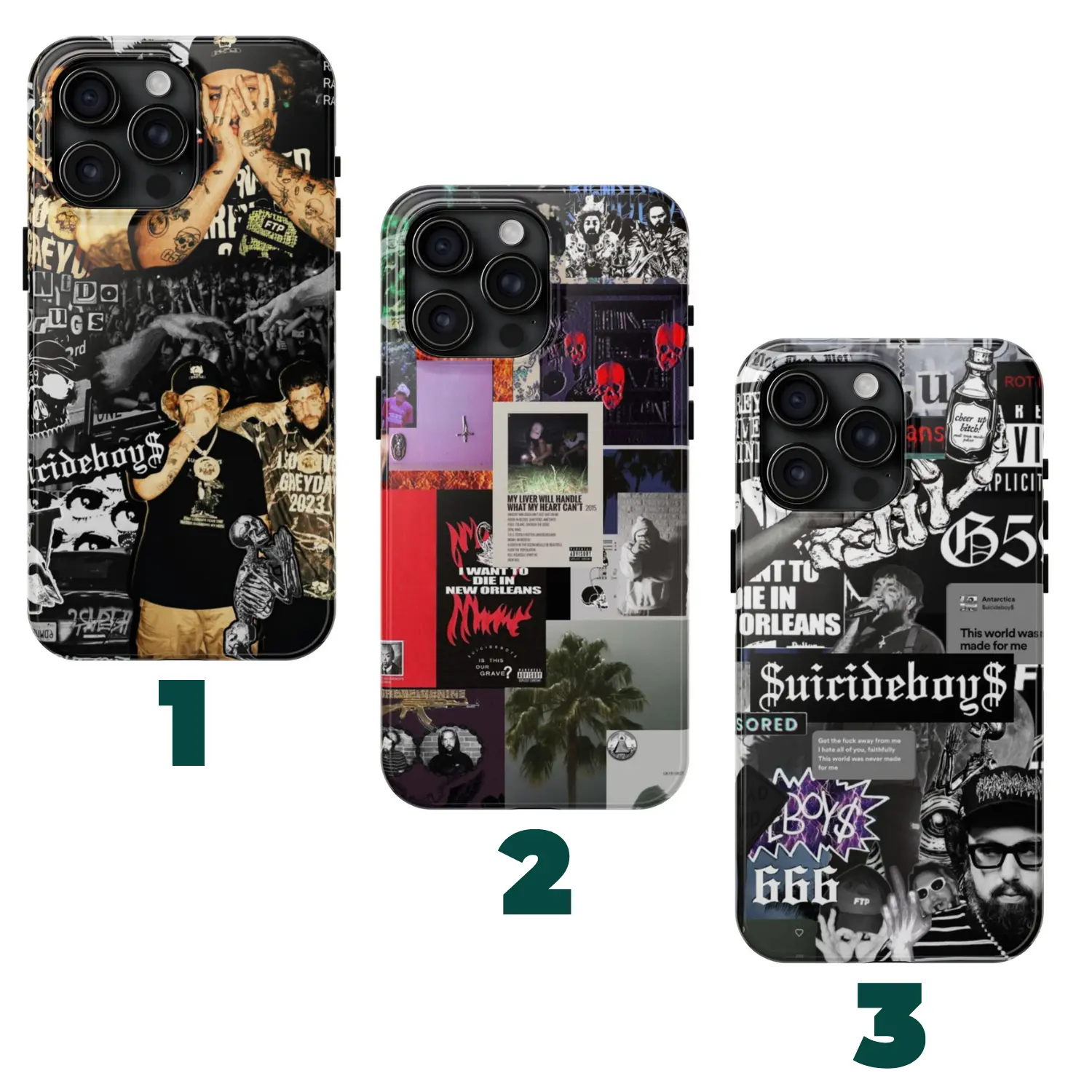 3 Styles Ver6 uicide.boys Phone case, G59 Phone Case, Praying Skeleton Phone Case - Gift For Fan Phone Accessories for iPhone 16 pro max, 15/SE, SS Galaxy