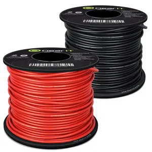 12 Gauge Power Ground Electrical Wire Copper Clad Aluminum Single Conductor 2 Primary Colors