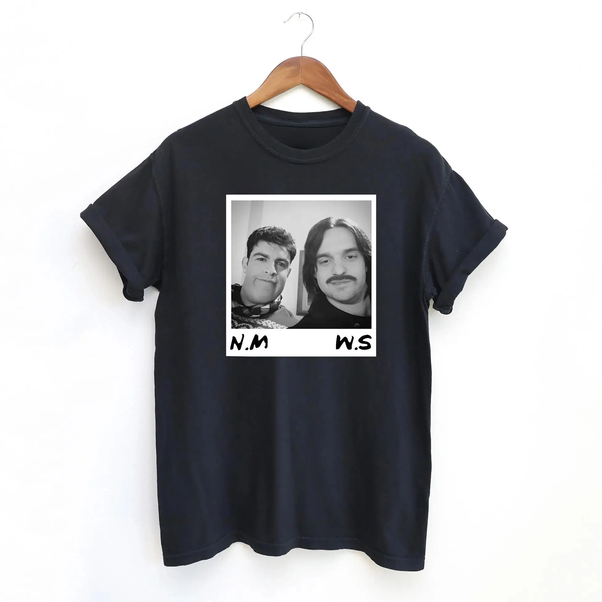 Nick Miller & Schmidt  T-Shirt - Vintage New Girl Shirt - College Selfie T-Shirt - New Girl Lover Gift - Nick and Schmidt Shirt
