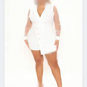 Sophisticated Chic White Blazer Skort Romper for Women - Women's Jumpsuits - Womenswear