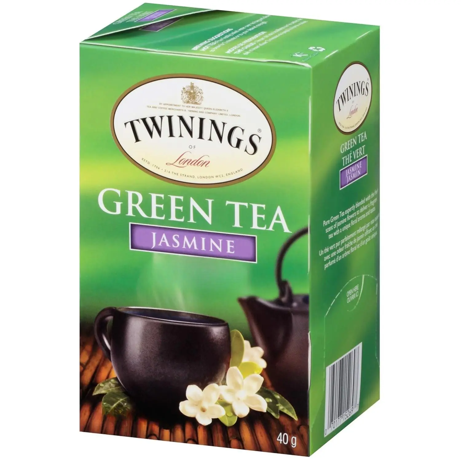 Twinings London Jasmine Green Tea - 20 Tea Bags - Light Caffeine Content - No Milk or Lemon Recommended - 40g