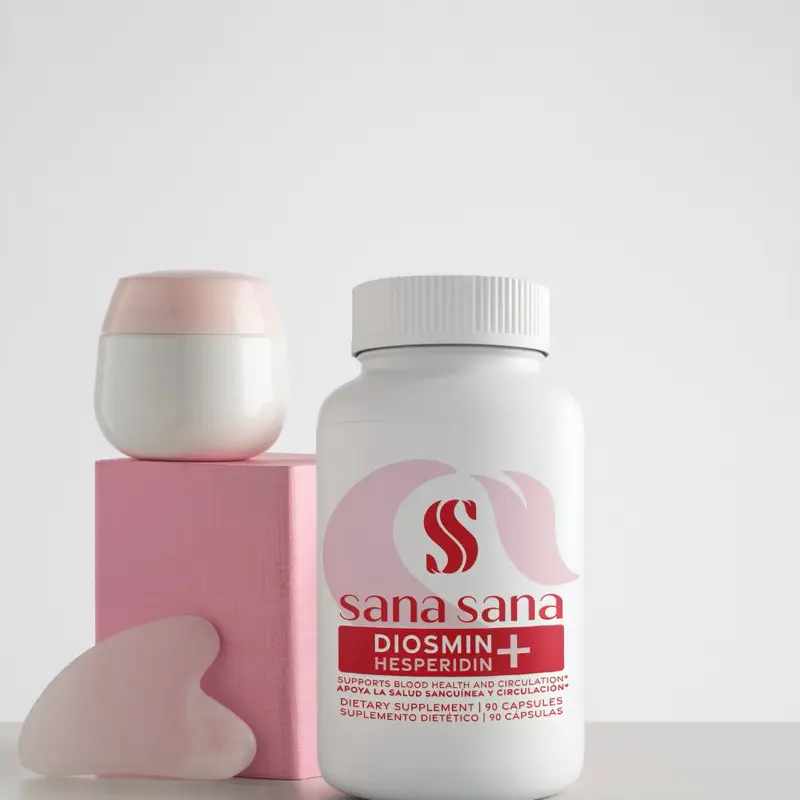 Sana Sana Diosmin plus Hesperidin 1000mg -90 Capsules- Circulatory and Vein Health- Supplement