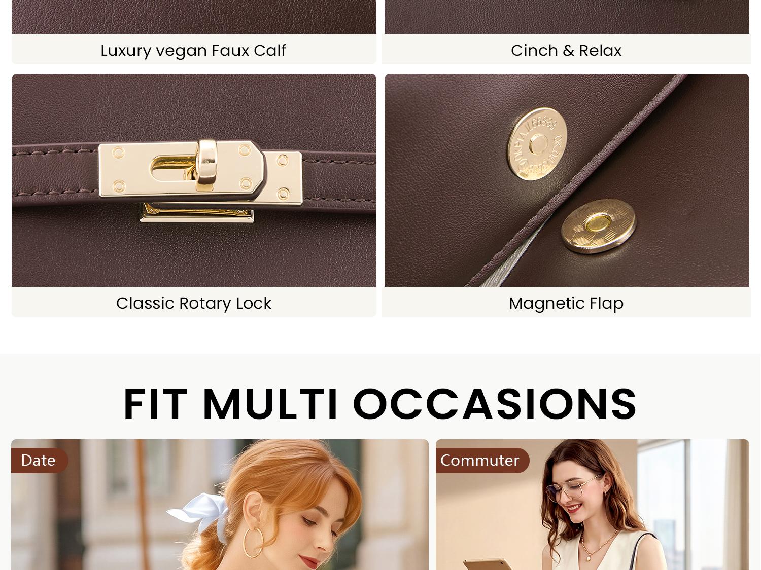 CLUCI BackToSchool Luxury Purses for Women, Water Repellent Shoulder Handbags with 2 Adjustable Straps, Vegan Leather Crossbody Bag,backpacks for school,cute backpacks for school,bookbag,school backpack CLUCI BackToSchool Luxury Purses for Women, Water Repellent Shoulder Handbags with 2 Adjustable Straps, Vegan Leather Crossbody Bag,backpacks for school,cute backpacks for school,bookbag,school backpack