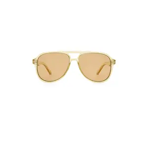 Le Specs Tragic Magic Sunglasses in Sage & Tan Tint