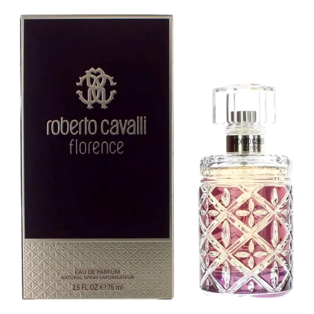 Roberto Cavalli Florence Women's EDP Spray - 2.5oz Women Perfumes with Bright, Tangy Beginning, Crisp Citrus & Floral Notes for Lively Energy, Perfumes For Women, Hibiscus Flowers