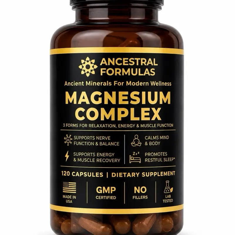 Ancestral Magnesium Complex 10 Essential Magnesium Supplements | 120 Capsules