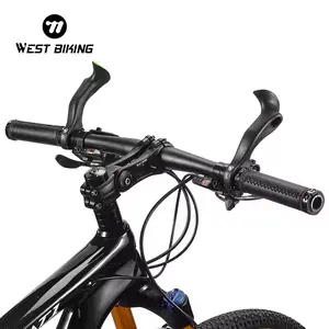 WEST BIKING Bicycle Handlebar Cover Grips Custom Soft Anti-Skid Cycling Bike Grips MTB Mountain Road Bike Handle End Grips Bicycle Parts