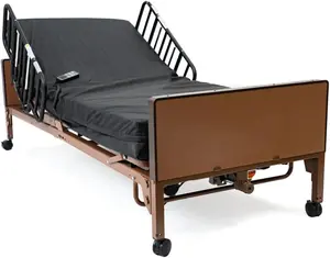 Fully Electric Hospital Bed Set - Foam Mattress, Half Rails Included - Enhanced Comfort, Convenience