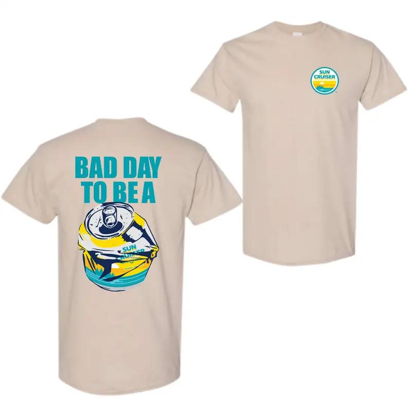 Bad Day to Be a Beer Sun Cruiser T-Shirt, Funny Crushed Can Graphic Tee, Summer Drinking Shirt for Men Women, Viral TikTok Humor Tee, Best Clothes for Men, Men’s Shirts Summer, Men’s Wear Flash Sale – KitchenEra Casual Cotton