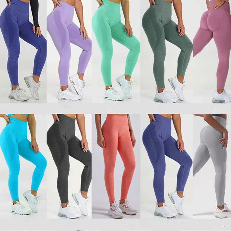 High Waist Peach Hip Fitness Exercise Yoga Pants