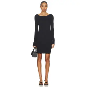 COTTON CITIZEN Marbella Mini Dress in Vintage Black