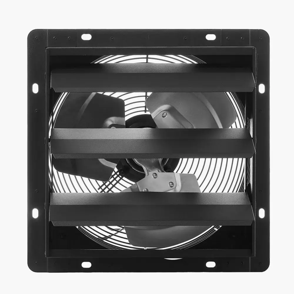 VEVOR 10 inch Shutter Exhaust Fan, Wall Mounted Attic Vent Fan with ...