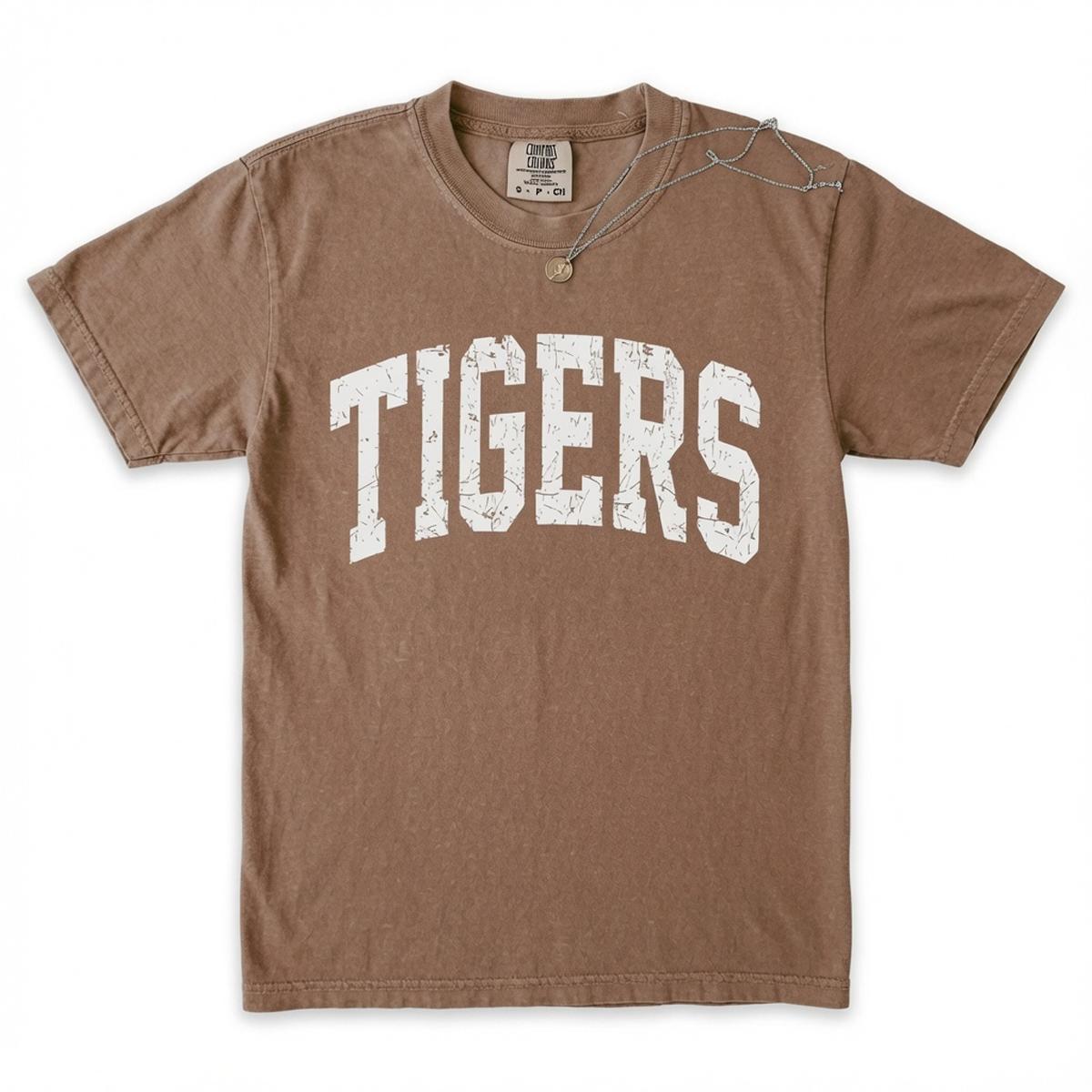 Comfort Colors Vintage Tigers Shirt, Tigers State Pride Shirt, Tigers Travel Gift T-shirt, Tigers Volunteer State Shirt Top Womenswear Gift for Her