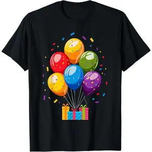 It'S My Party Balloons Birthday Party Time T-Shirt