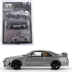 Mini GT 1:64 NISSAN Skyline GT-R Dark Metal Gray (NISMO BCNR33 CRS Version) Limited Edition