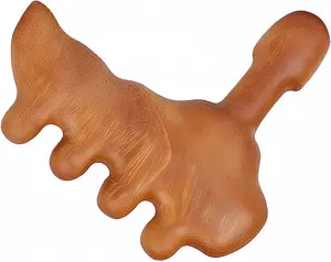 5-in-1 Gua Sha Tool for Face & Body, Lymphatic Drainage Tool, Trigger Point Massage Tool, Meridian Brush Head Massage Comb for Stress Relief, Home Office Self Care