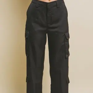 Satin Cargo Pants