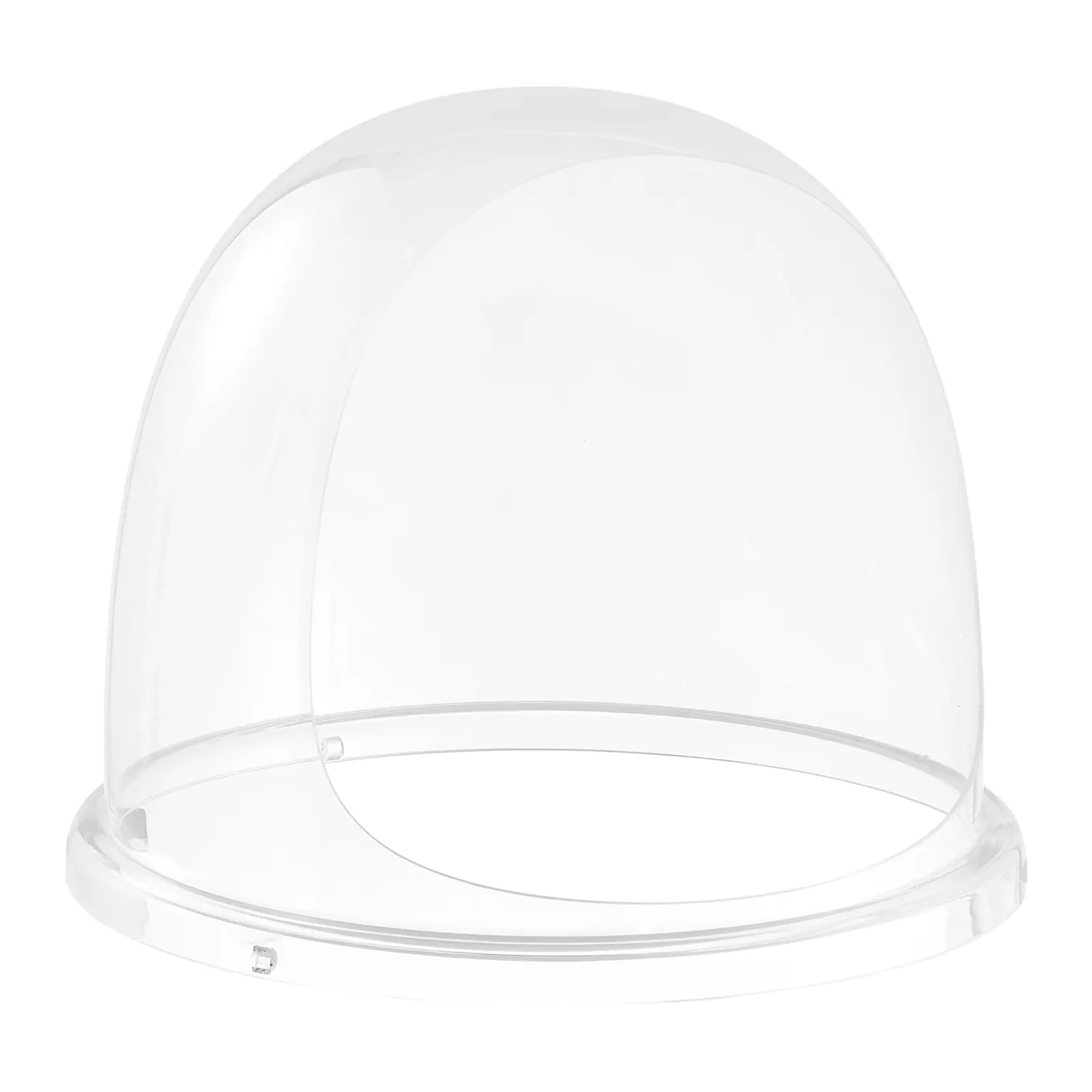 SUGIFT Cotton Candy Machine Cover, Transparent Acrylic Dome Bubble Shield, Cotton Candy Machine Bubble Shield Compatible with 15inch Cottons Candies Machines Bowl for Party, Shops, Bottom Groove Design