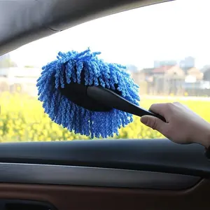 Car Cleaning Duster, 1 Count Soft Dust Removal Plush Brush, Multifunctional Cleaning Tool For Car Interior