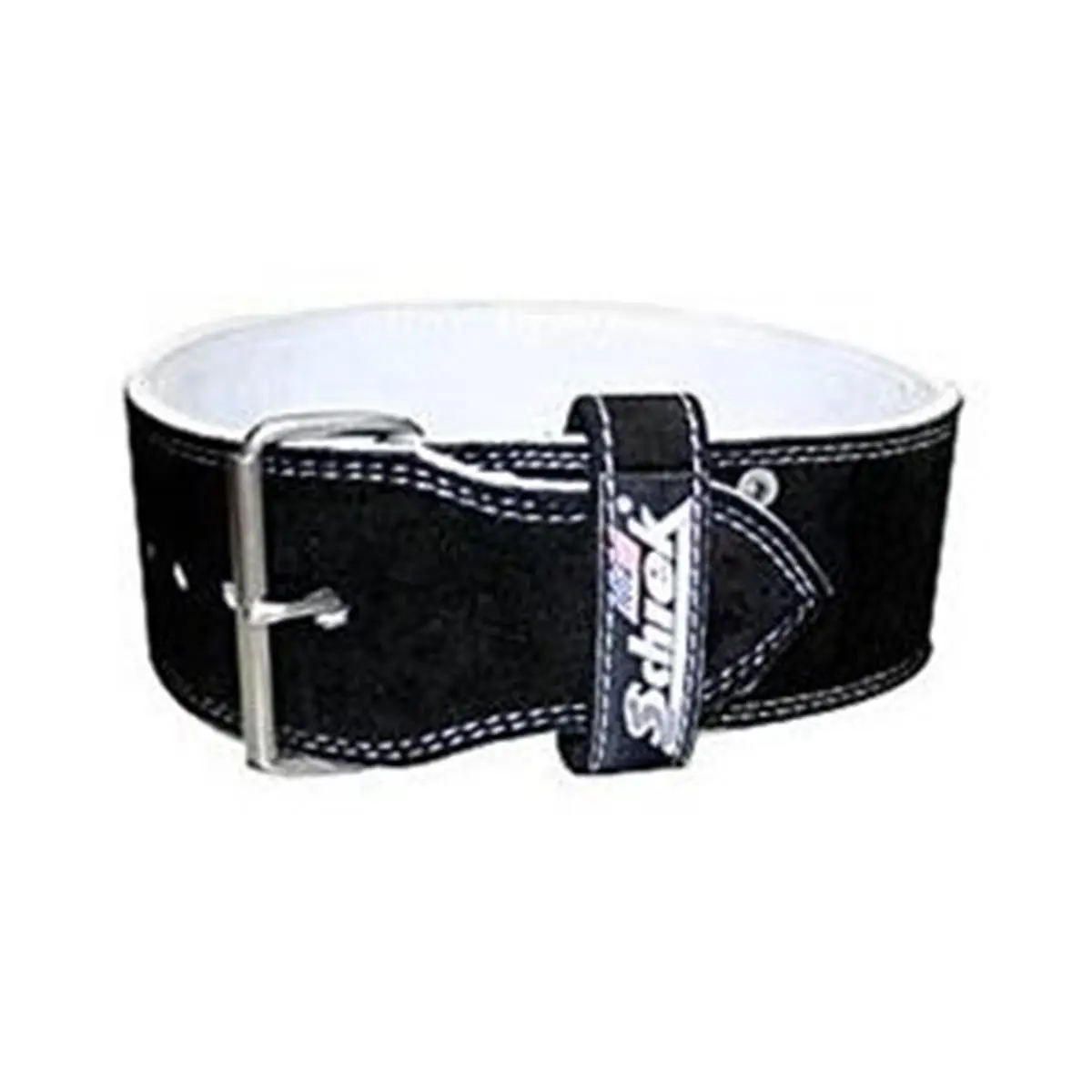 SCHIEK Heavy Duty Competition Powerlifting Belt, 10cm Suede Leather with Single Prong Metal Buckle, 9mm Thick - Size XX-Large (44"-50" Waist), Waist Size, Fits 44", Waist Support