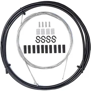 Bike Shift Cable Housing Kit Bicycle Shifter Cable Derailleur Cable Replacement Kit for Mountain Bike and Road Bike