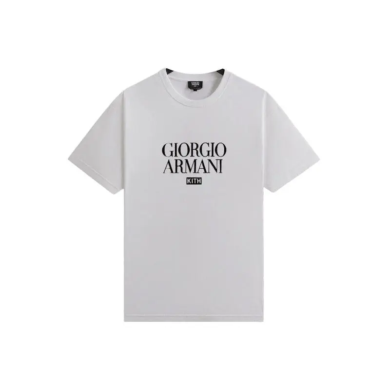 Kith x Giorgio Armani Tee White (men) by StockX Kith x Giorgio Armani Tee White (men) by StockX
