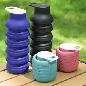 Silicone Foldable Water Cup/hydro Bottle, Portable Leak-Proof Design, Durable & Lightweight, Perfect for Travel & Outdoor Use