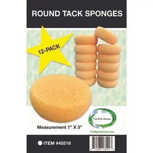 Premium Tack Sponge Round 12 Pk #45518