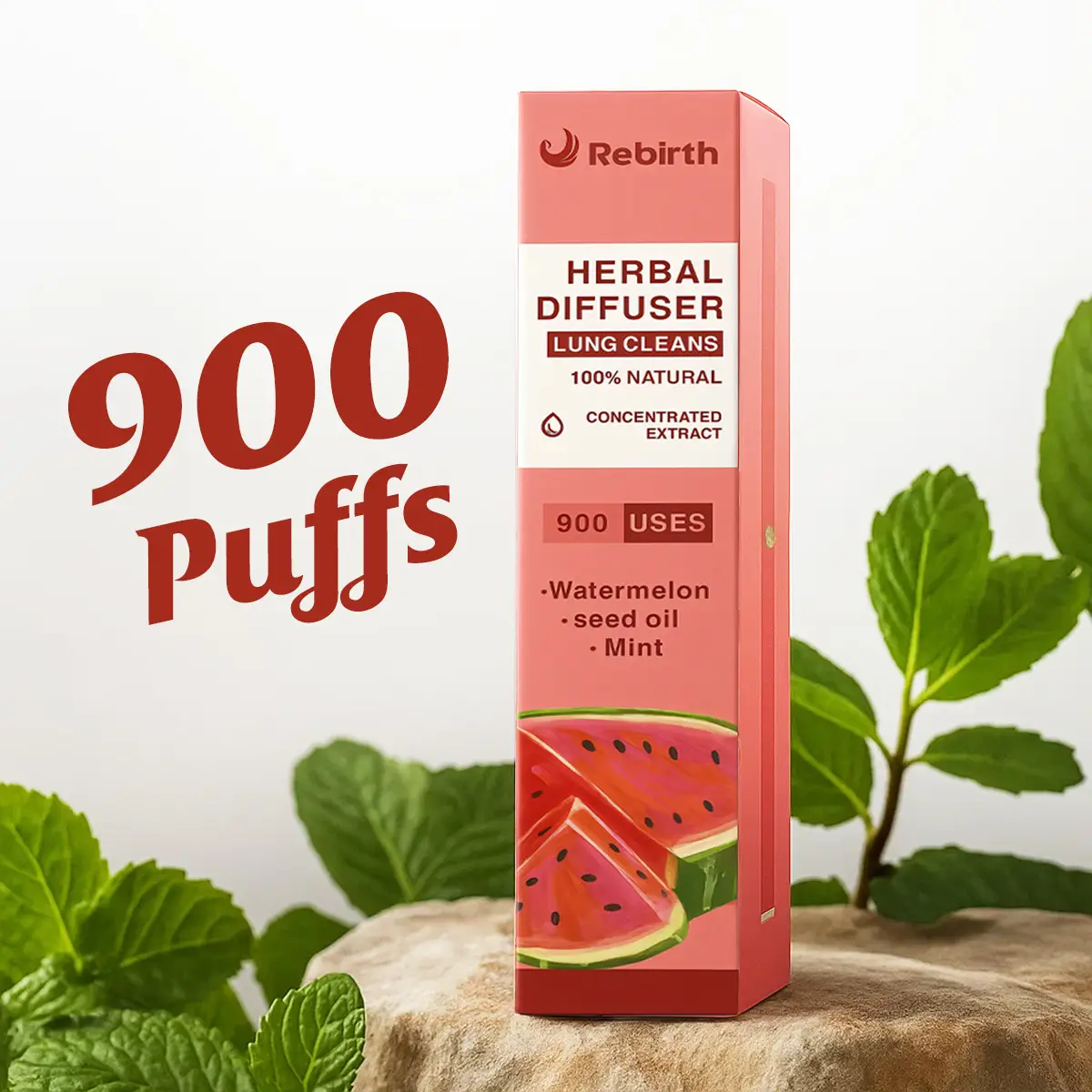 NEW Mullein PuffBar Lung Detox Chewer with Essential Oils for After Quitting Help to Detox and Reduce Cravings Naturally Oil Breath Stick for Smoking