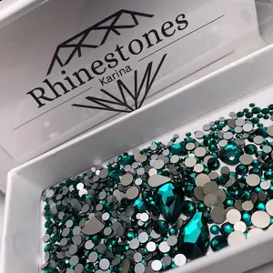 High Quality Emerald Austrian Variety Box for Nail Art and Care