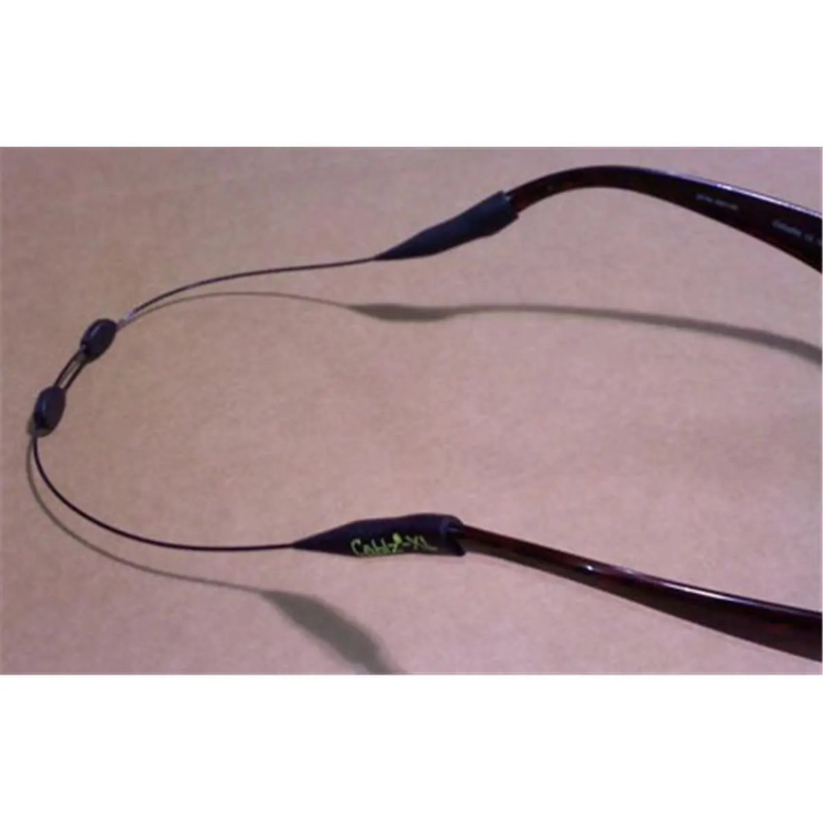 Cablz Zipz XL Adjustable Snag-Proof Zip Eyeglasses Retainer - 14in, Width 3, Larger Ends, Customizable Fit, Back of the Head, Under Helmets, Black Eyeglasses Holder for Active Sports Enthusiasts, Great for Running