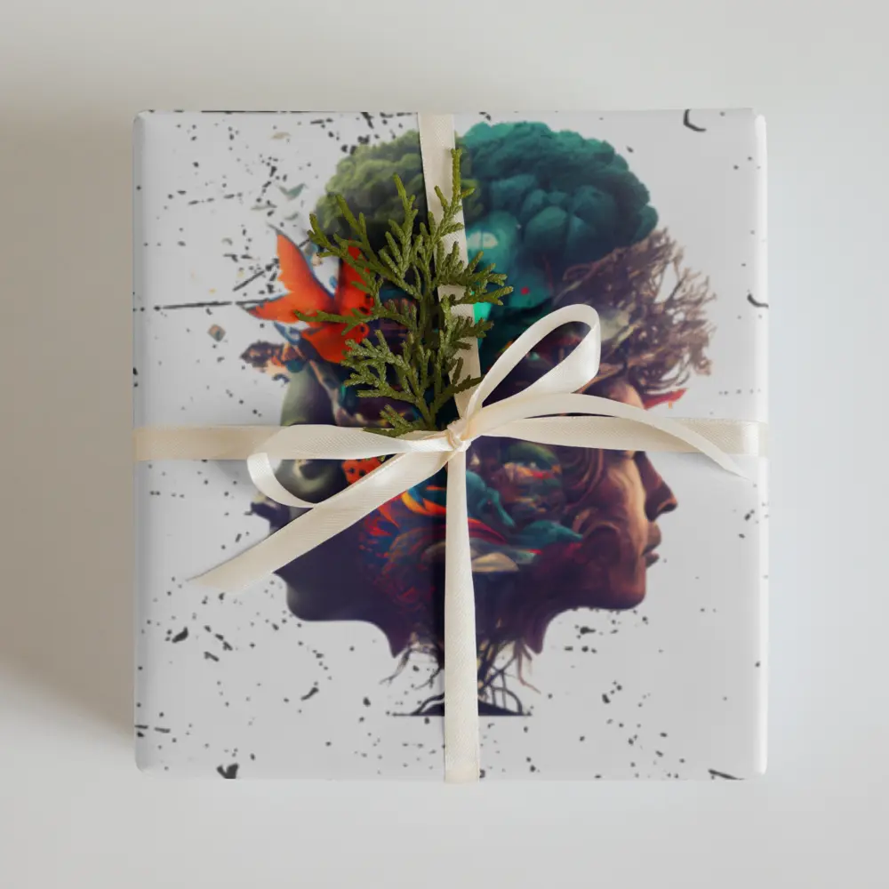 The Blessing Wrapping Paper Sheets - Set of 3, 28.75" × 19.75" (73 × 50.2 cm), 70# Uncoated Text, Matte Finish