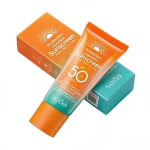 SADOER Brightening Repair Sunscreen SPF 50 | Sweatproof UVA/UVB Sun Protection Lotion