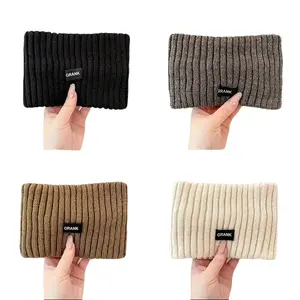 4 Pack Knit Headbands for Women, Ribbed Winter Ear Warmer Head Wrap, Neutral Colors, Stretchy & Soft, for Cold Weather, Sports, Daily Wear & Y2K Style